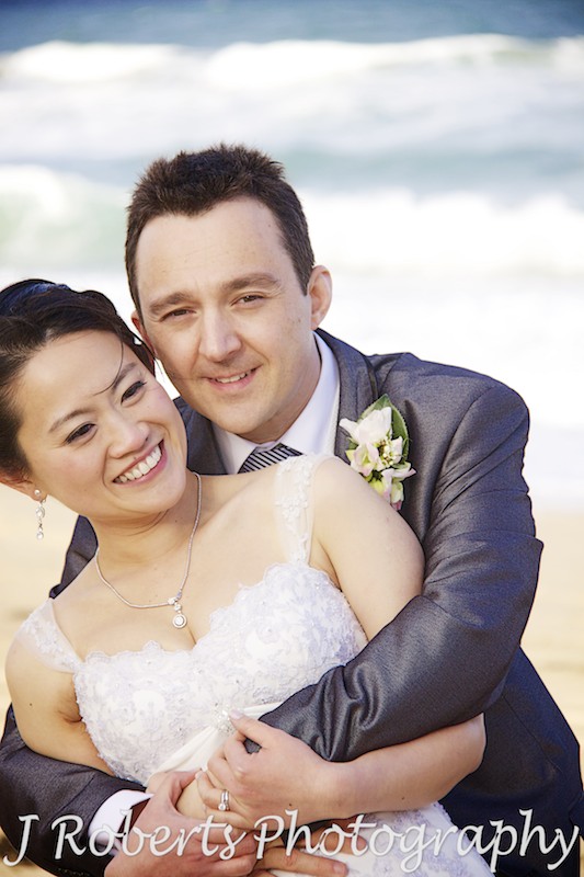 Cuddling couple - wedding photography sydney